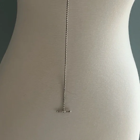 David Yurman Infinity Station Necklace With Cultured Pearls and Toggle Clasp - Picture 8 of 12